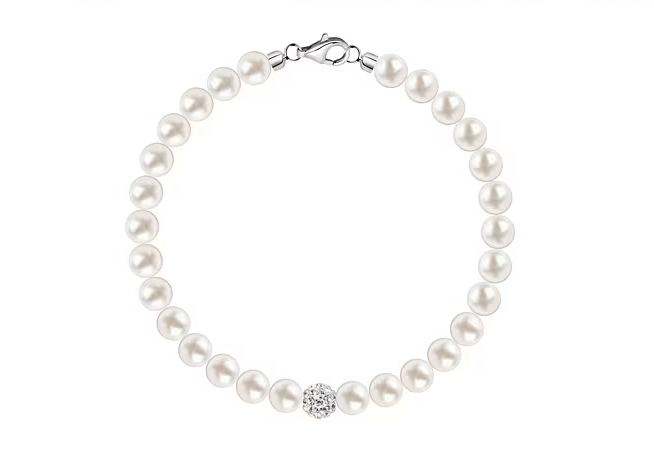 Bracciale perle in argento - bracciale di perle - Joiè Clor