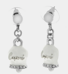 Or Amocapri scritta e zirc. - Orecchini - AMO CAPRI