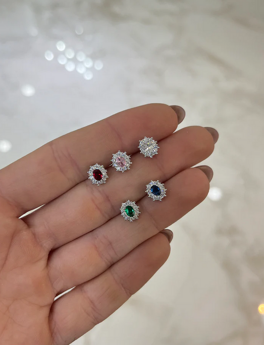 ORECCHINI SMALL DIANA ARGENTO 925%