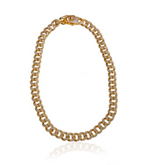 COLLANA GRUMETTE F10 ROMA IN METALLO CON ZIRCONI