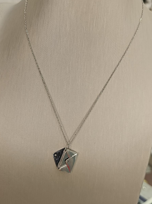 COLLANA "LETTERA DELL'AMORE" PERSONALIZZABILE IN ACCIAIO