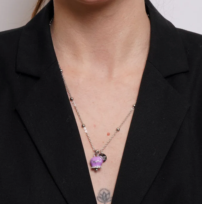 Collana in Acciaio con Campanella Portafortuna Capri - collana con campanella - AMO CAPRI