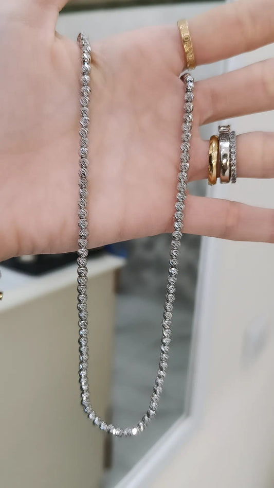 BRACCIALI E COLLANA MODELLO TIFFANY MARTELLATO