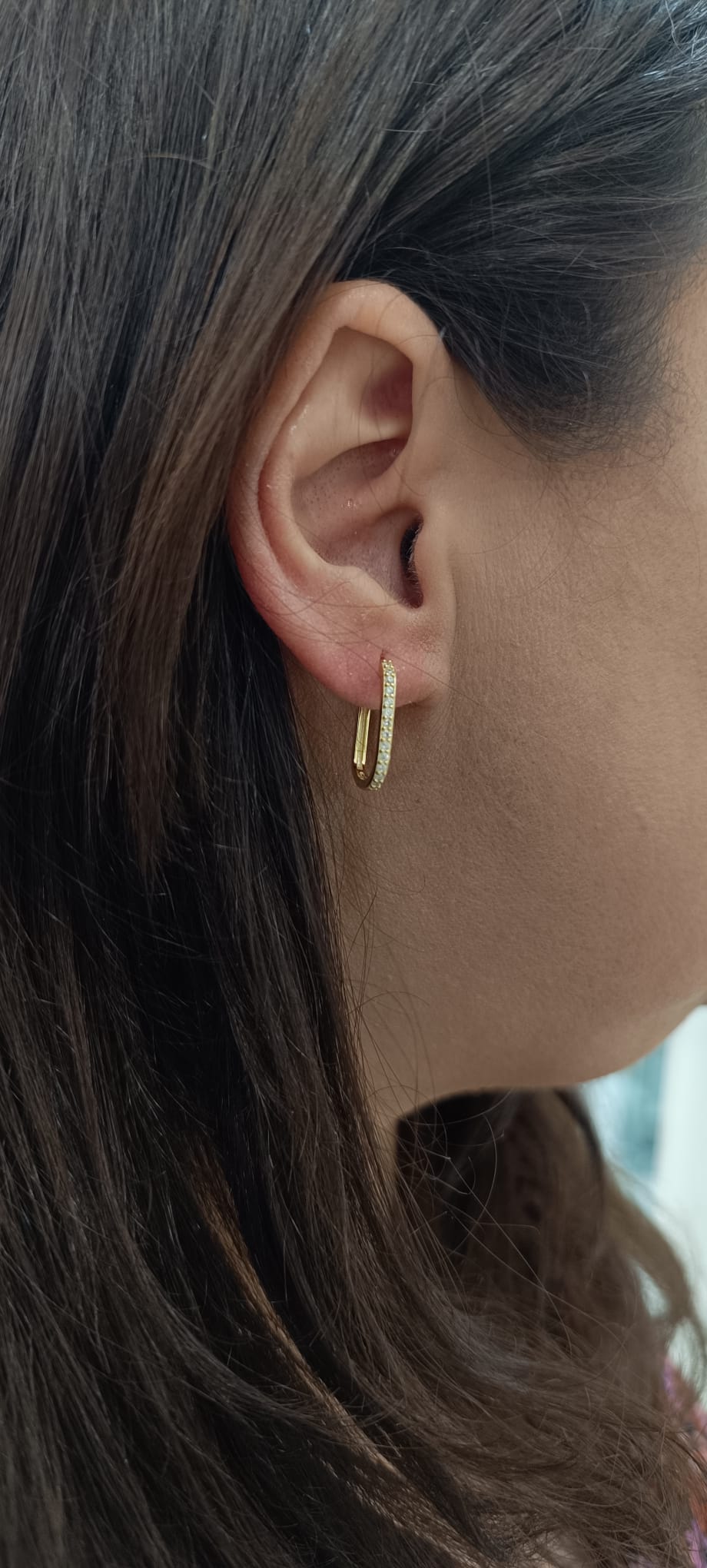 ORECCHINI RETTANGOLARI GEN ARGENTO 925%