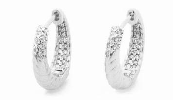 ORECCHINI A CERCHIO DEA ARGENTO 925%