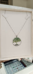 COLLANE CON ALBERO DELLA VITA GRANDE ARGENTO 925%