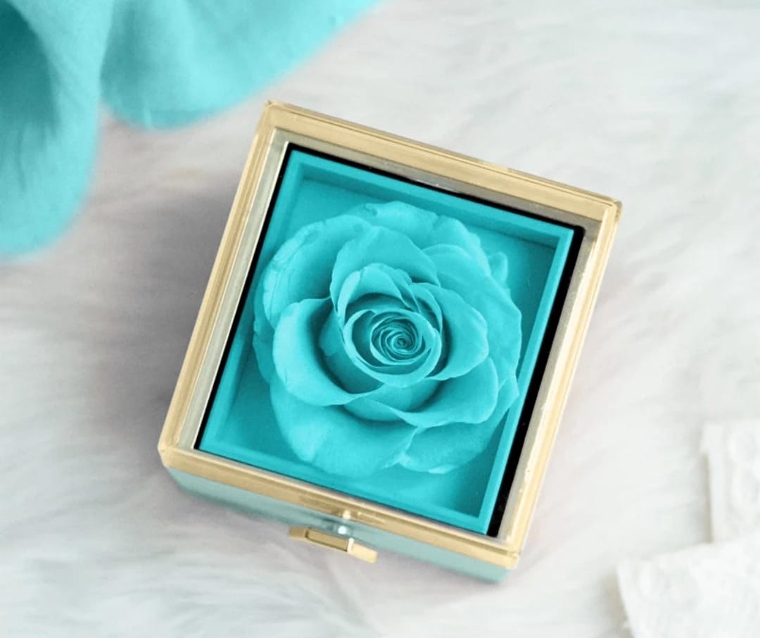 SCATOLA CON ROSA ORIGINALE