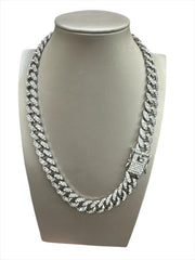 COLLANA GRUMETTE F10 ROMA IN METALLO CON ZIRCONI