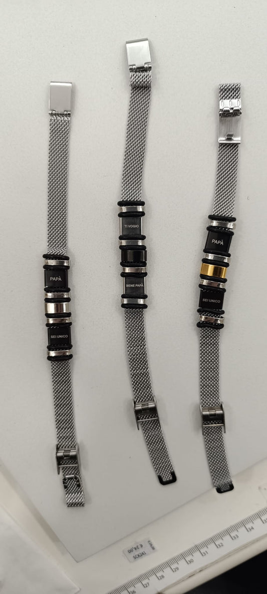 BRACCIALE MAGLIA MILANO PER FESTA DEL PAPA'