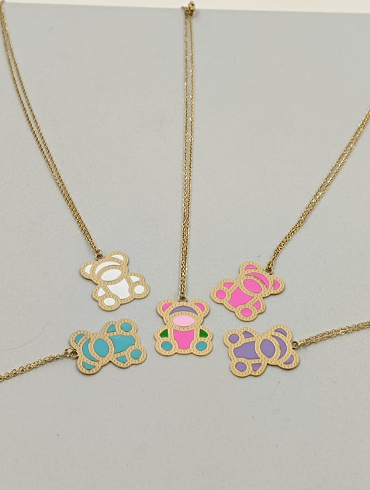COLLANA TEDDY IN ACCIAO