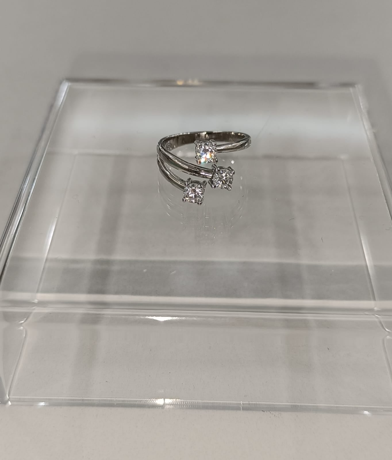 ANELLO TRILOGY / MABINA IN ARGENTO 925%