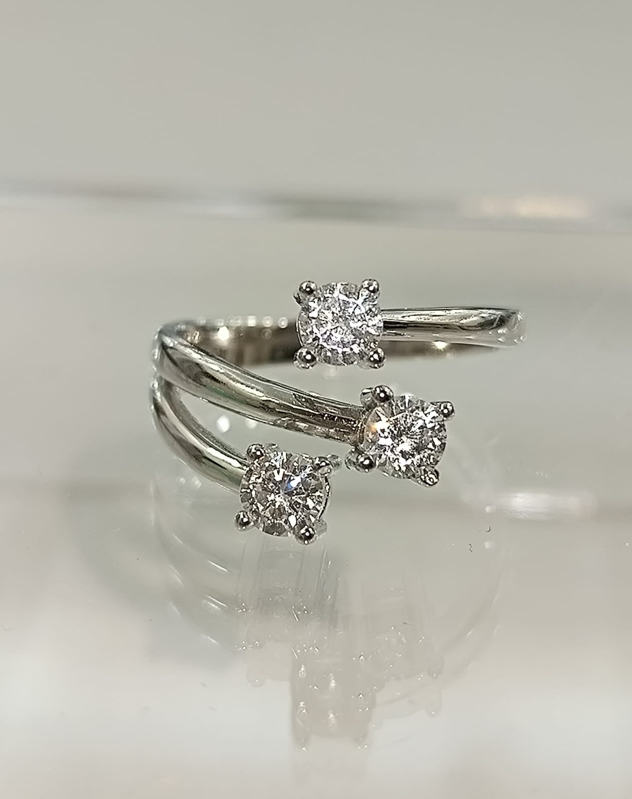 ANELLO TRILOGY / MABINA IN ARGENTO 925%