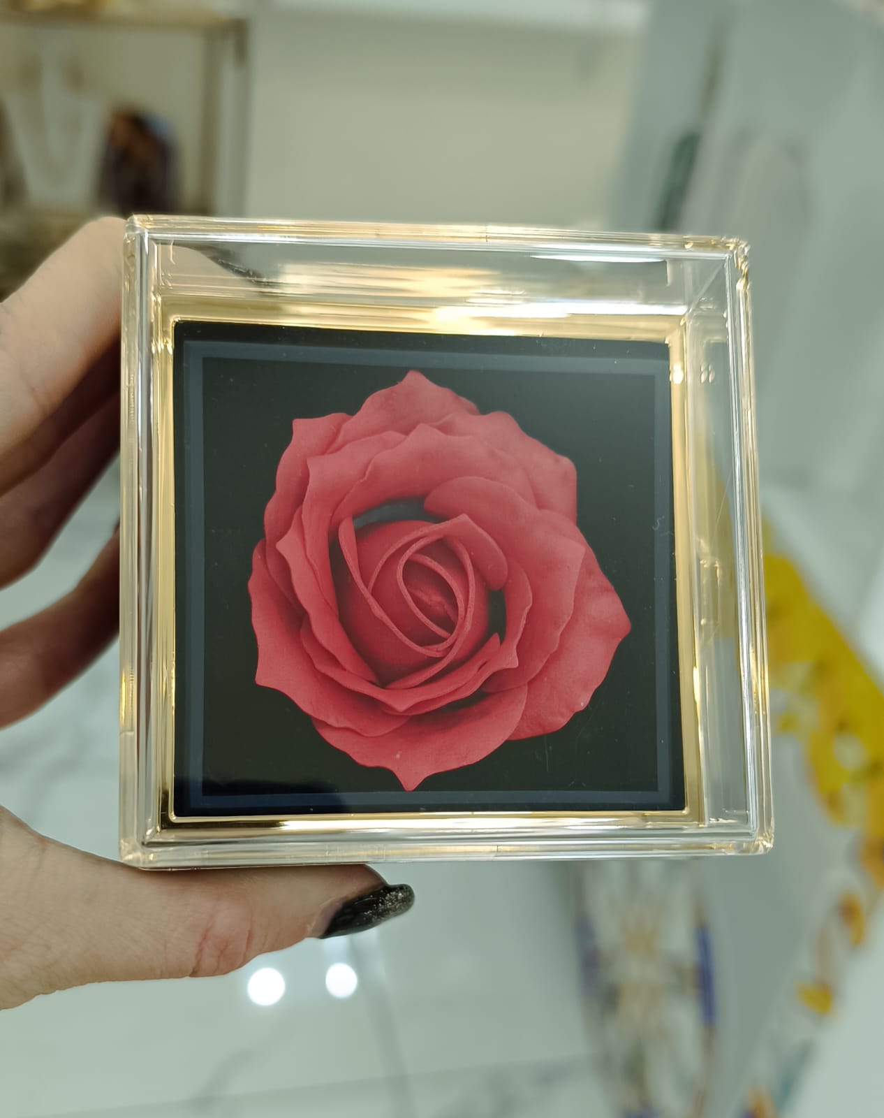 SCATOLA CON ROSA ORIGINALE