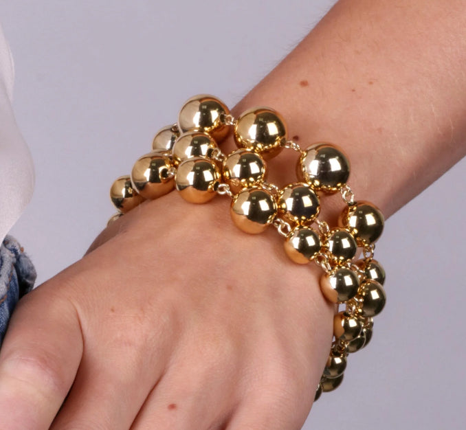 Br. Amovenezia multifilo sfere lucide - bracciale - amo venezia