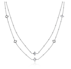 Collana LUCE SCE49 - collana doppio filo - s'agapò