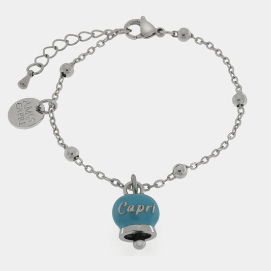 Br. Amocapri con ciondolo e scritta Capri - bracciale - AMO CAPRI