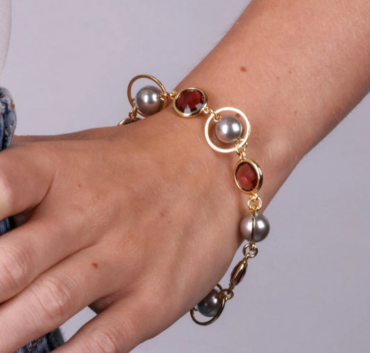 Br. Amovenezia Cris. marroni - bracciale - amo venezia