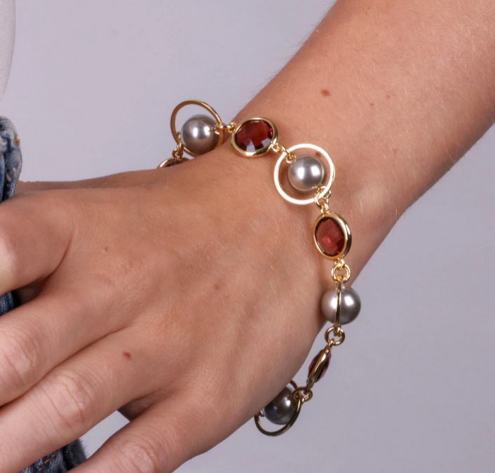 Br. Amovenezia Cris. marroni - bracciale - amo venezia