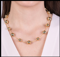 Coll. Amovenezia pietre lucide - collana - amo venezia