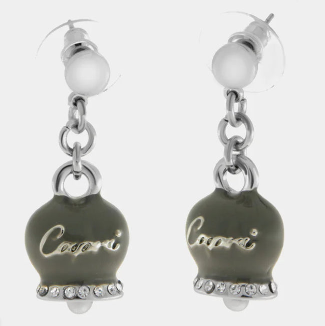 Or Amocapri scritta e zirc. - Orecchini - AMO CAPRI