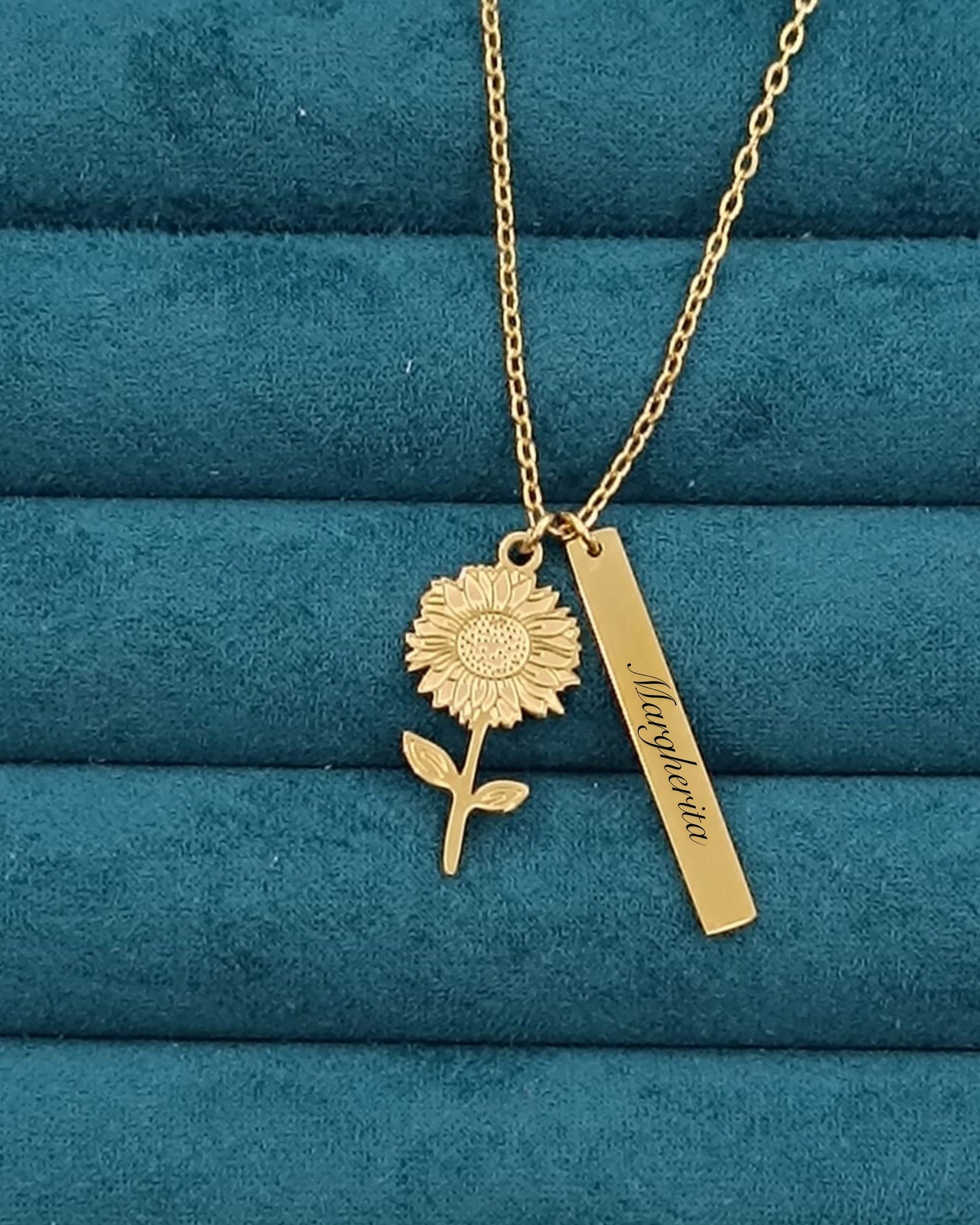 Margherita con prisma - collana con fiore - Joiè Clor