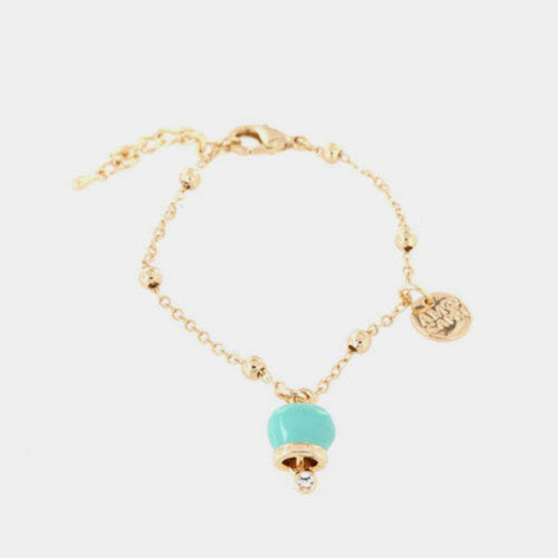 Br Amocapri con Campanella small e zircone - bracciale - AMO CAPRI