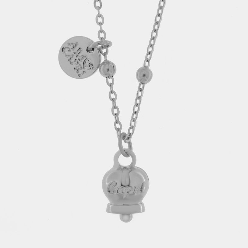 Coll Amocapri scritta Capri - collana con ciondolo - AMO CAPRI