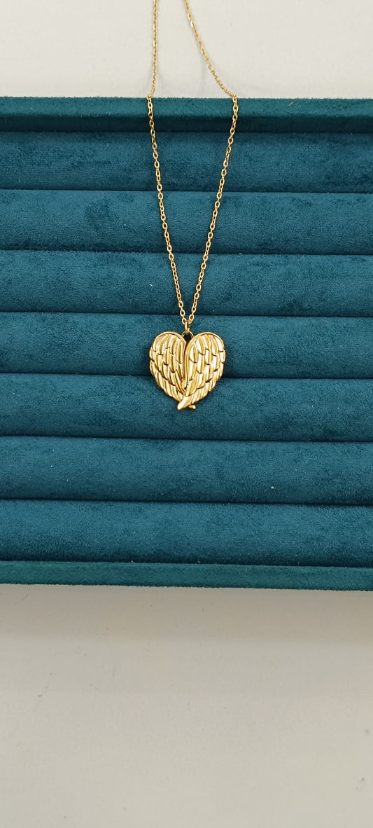 Cuore con le ali - collana con cuore - Joiè Clor