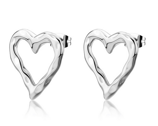SMO24 - orecchini cuore - s'agapò