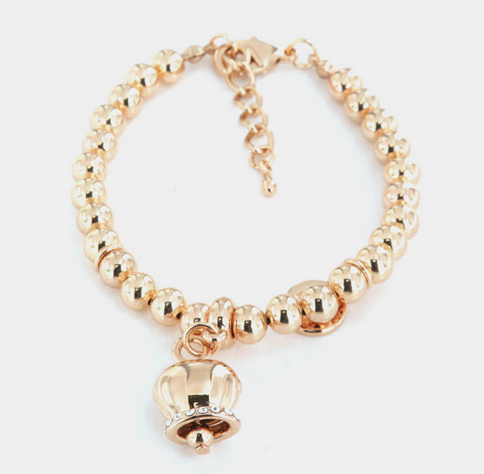 Br amocapri con sfere e Campanella LISCIA - bracciale - AMO CAPRI