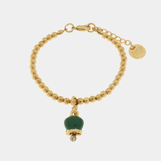 Br.Amocapri sfere e campanella small - bracciale - AMO CAPRI