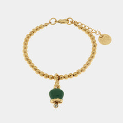 Br.Amocapri sfere e campanella small - bracciale - AMO CAPRI