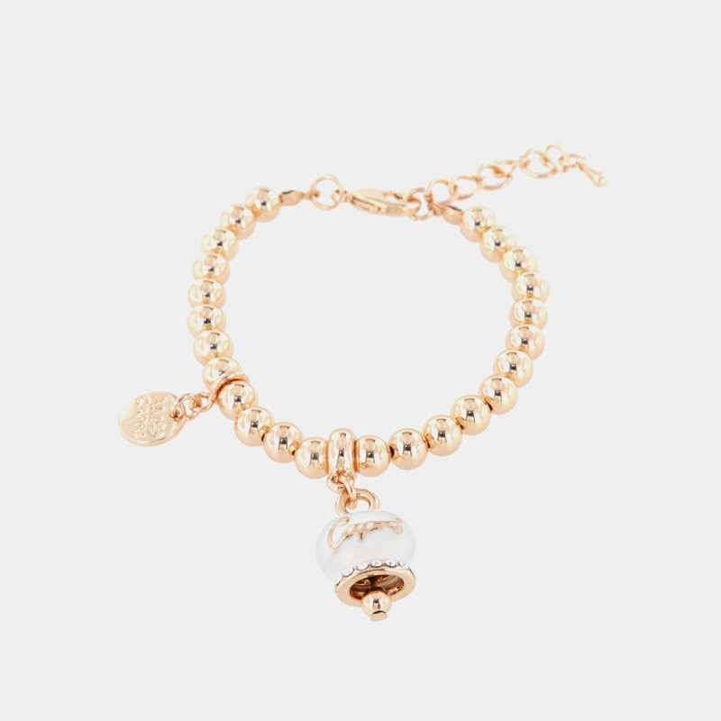 Br Amocapri sfere grandi camp. scritta capri - bracciale - AMO CAPRI