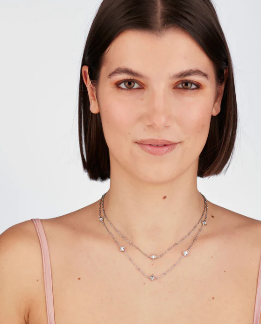 Collana LUCE SCE49 - collana doppio filo - s'agapò
