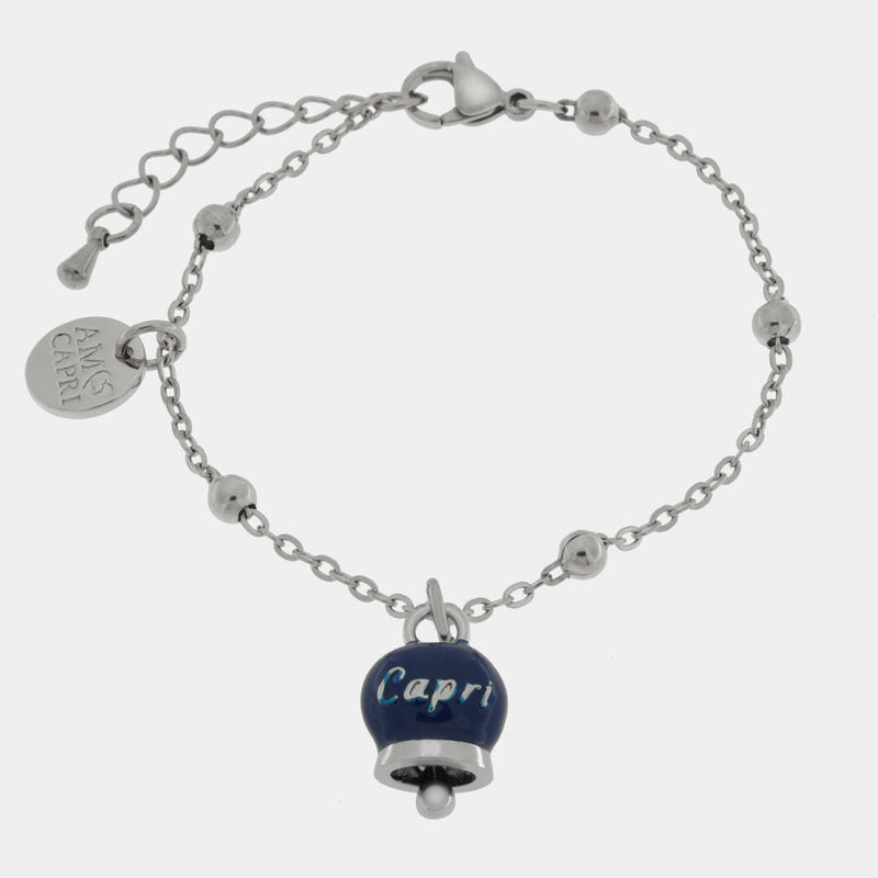 Br. Amocapri con ciondolo e scritta Capri - bracciale - AMO CAPRI