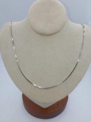 COLLANA SNAKE MORBIDA ARGENTO 925%