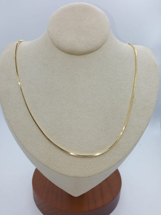 COLLANA SNAKE MORBIDA ARGENTO 925%