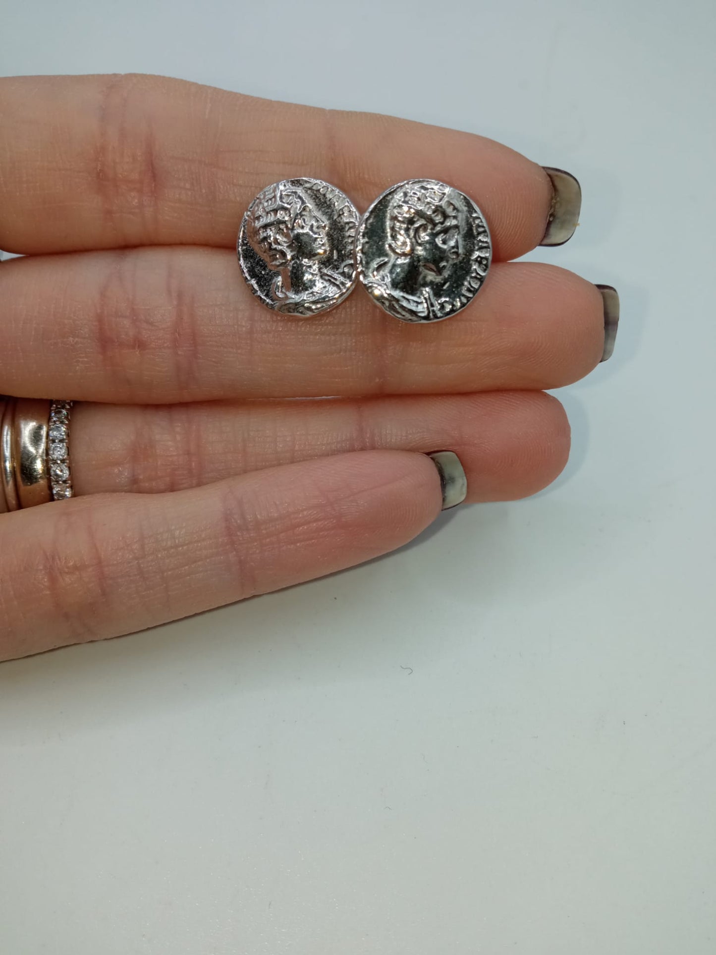 ORECCHINI MONETA ARGENTO 925%