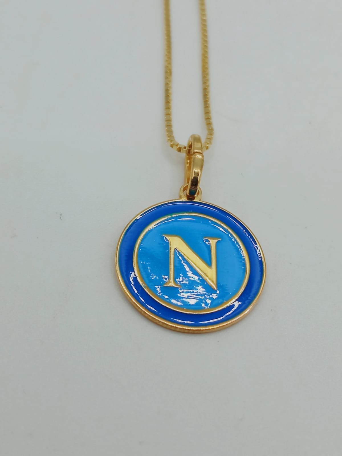 GIOIELLI NAPOLI CALCIO IN ARGENTO 925%