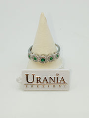 COMPLETO PARURE DEGRADE`IN ARGENTO 925% URANIA PREZIOSI