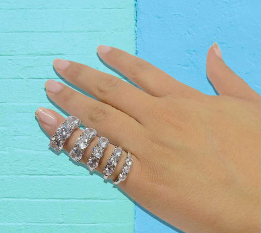 ANELLI TRILOGY IN ARGENTO 925%