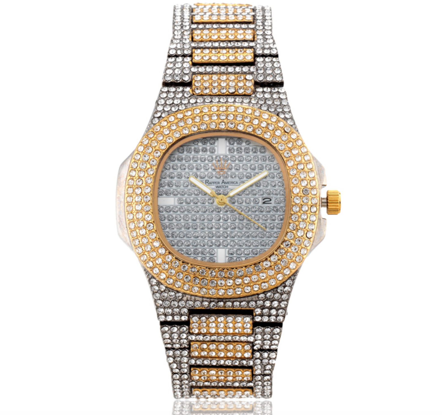 OROLOGI DOPPIO COLORE CON ZIRCONI F10 ROMA