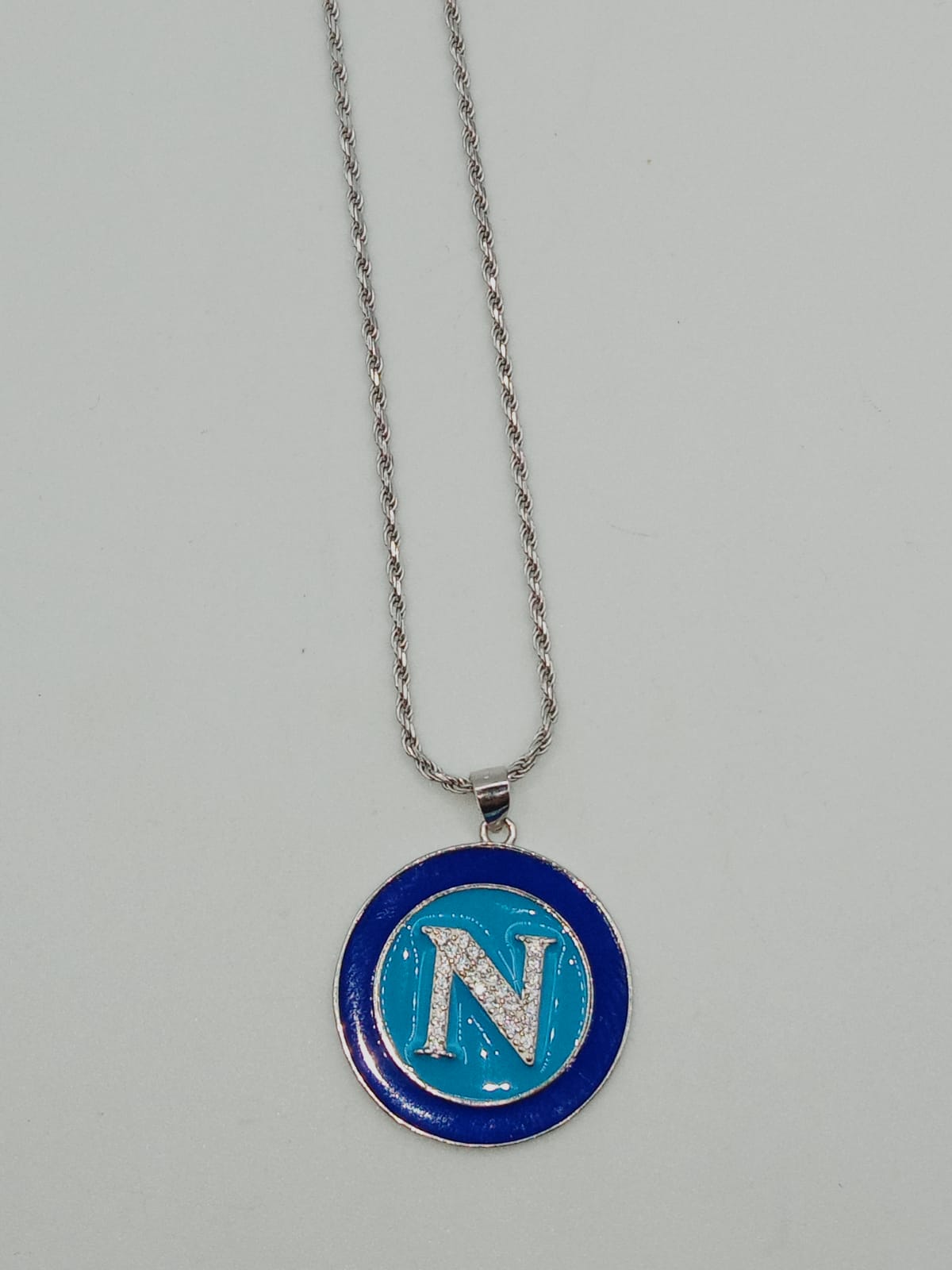GIOIELLI NAPOLI CALCIO IN ARGENTO 925%