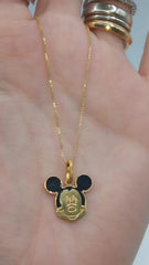 COLLANINA CON TOPOLINO E MINNIE