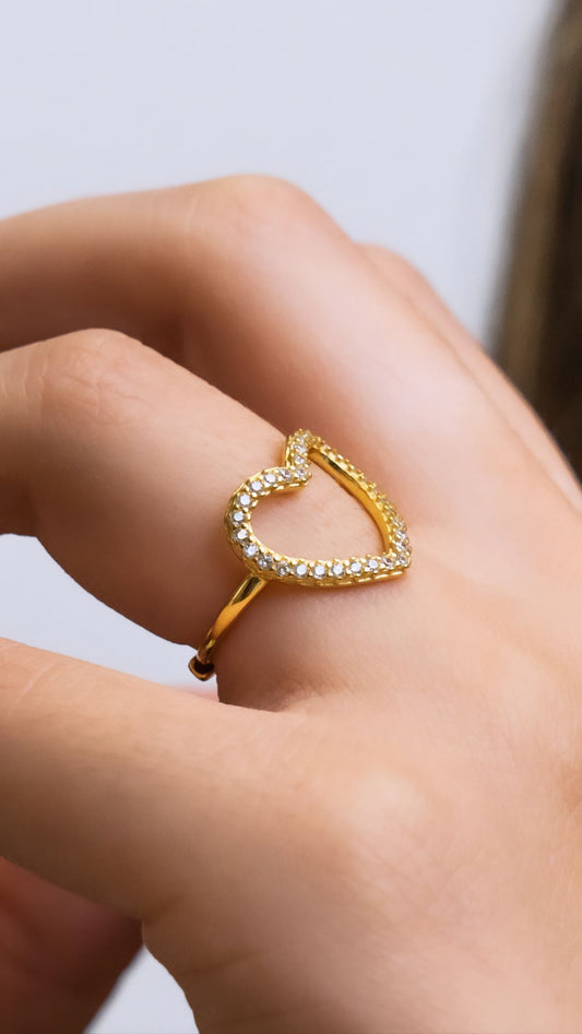 ANELLI A CUORE ARGENTO 925%